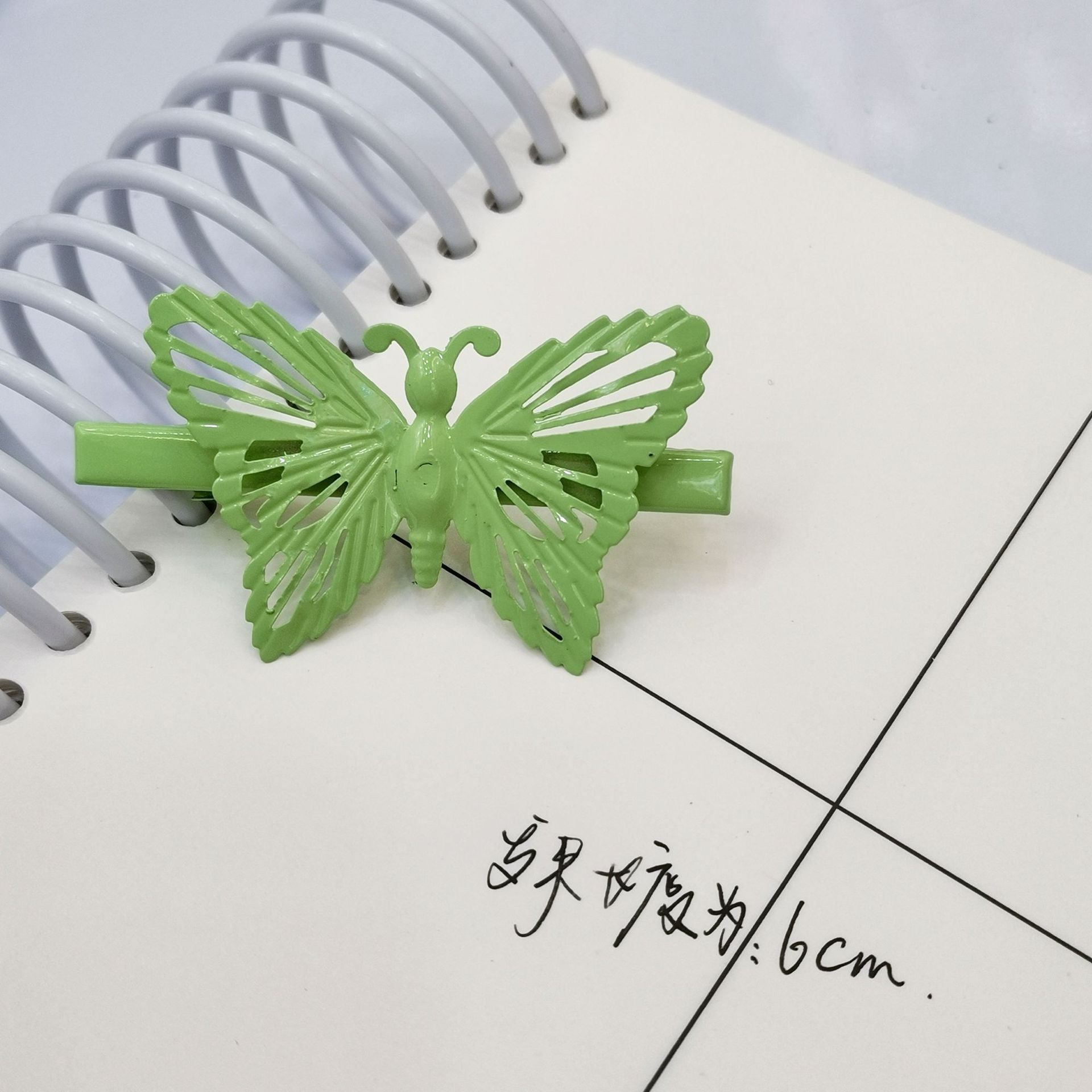 Wholesale Colorful Hollow Metal Butterfly Hairpins